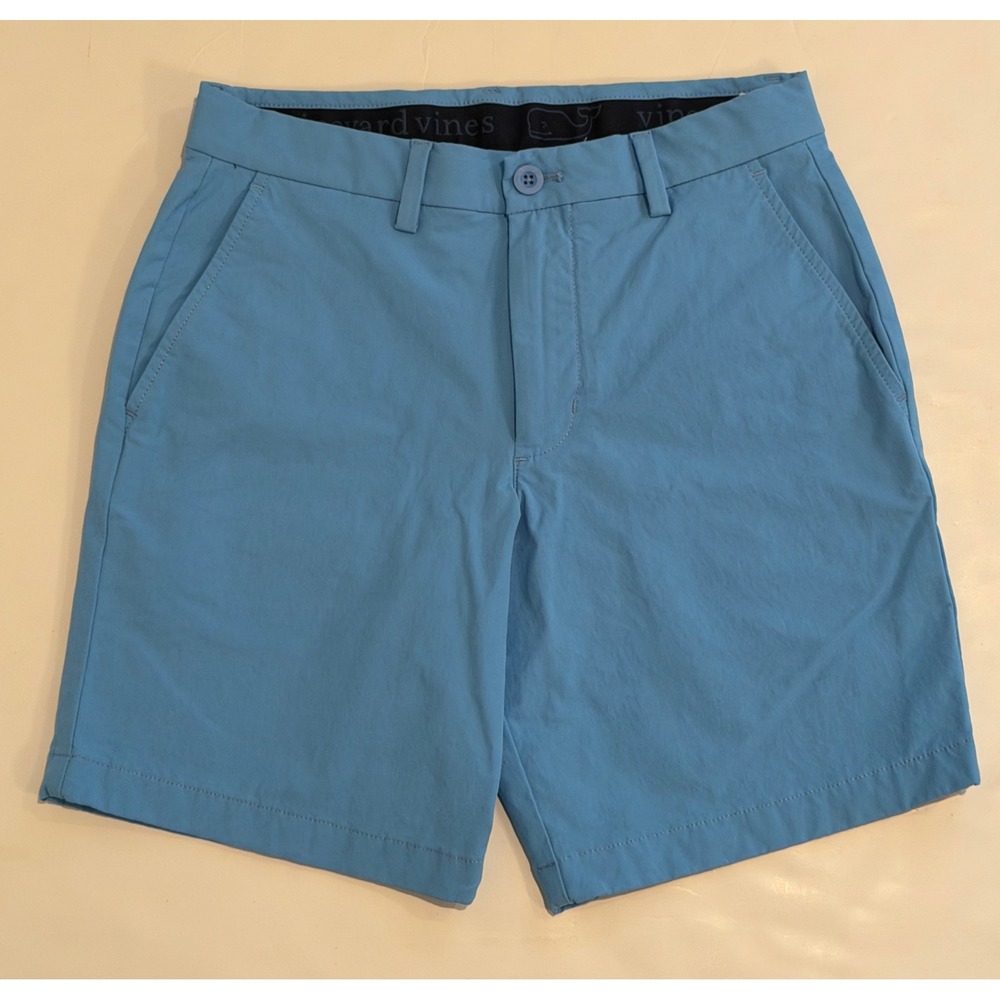 Vineyard Vines Performance Breaker Shorts Blue Mens 28 Golf Stretch 8 Inseam